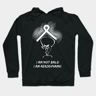 lung cancer Awareness white ribbon I am not blad Hoodie